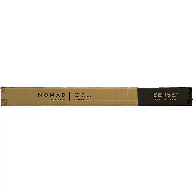 Gaming Γραφείο SENSE7 Nomad Basic, 140x60 cm, Μαύρο