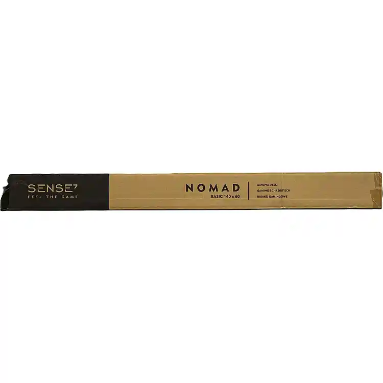 Gaming Γραφείο SENSE7 Nomad Basic, 140x60 cm, Μαύρο