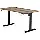 SENSE7 Nojo Γραφείο 140x70 cm, Χρώμα Wenge & Μαύρη Δρυς