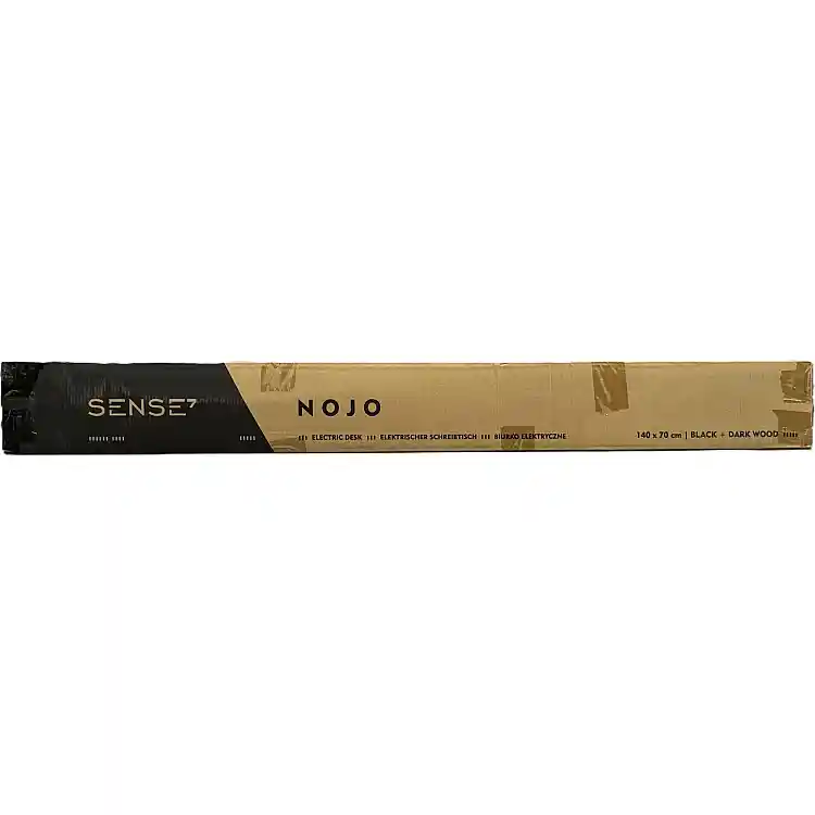 SENSE7 Nojo Γραφείο 140x70 cm, Χρώμα Wenge & Μαύρη Δρυς