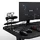 Gaming Γραφείο SENSE7 Nomad Cybernetic, 140x60 cm, Μαύρο