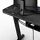 Gaming Γραφείο SENSE7 Nomad Cybernetic, 140x60 cm, Μαύρο