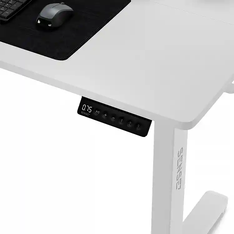 SENSE7 Nojo Ηλεκτρικό Γραφείο με Ρυθμιζόμενο Ύψος, 120x60cm, Λευκό