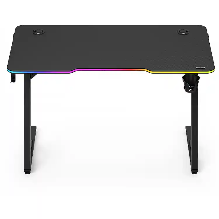 SENSE7 Gaming Γραφείο VOLT RGB, Μαύρο, 120x60cm