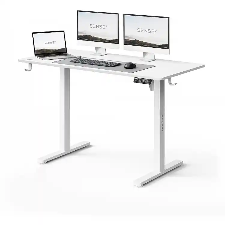 Γραφείο Gaming SENSE7 Nojo Light Λευκό 120x60 εκ.