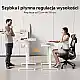 Γραφείο Gaming SENSE7 Nojo Light Λευκό 120x60 εκ.