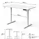 Γραφείο Gaming SENSE7 Nojo Light Λευκό 120x60 εκ.