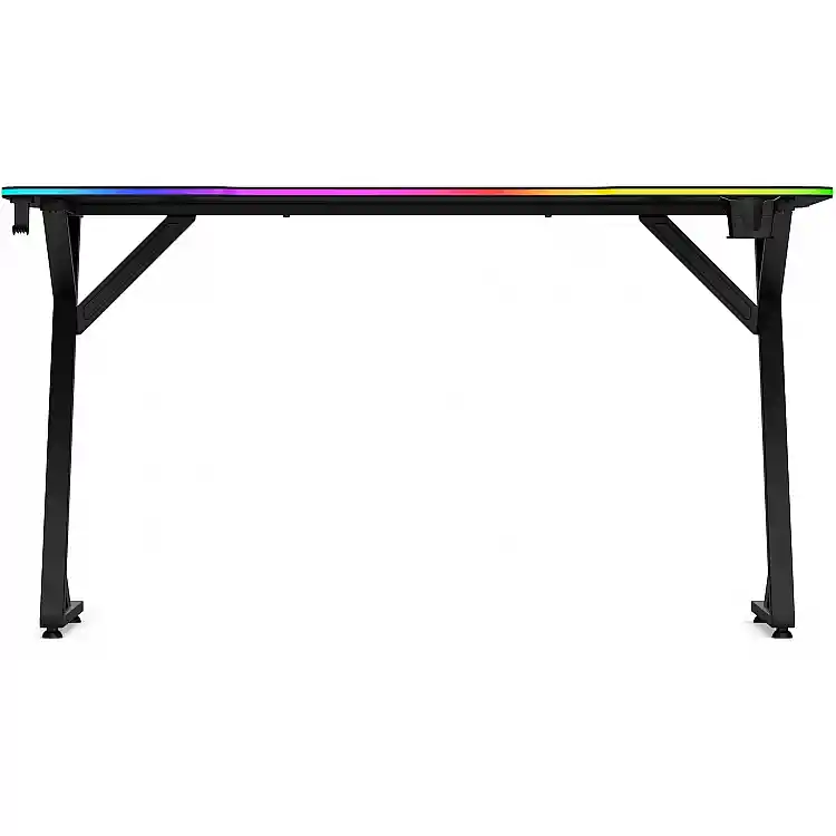 SENSE7 Gaming Γραφείο VOLT RGB, 140x70cm, Μαύρο