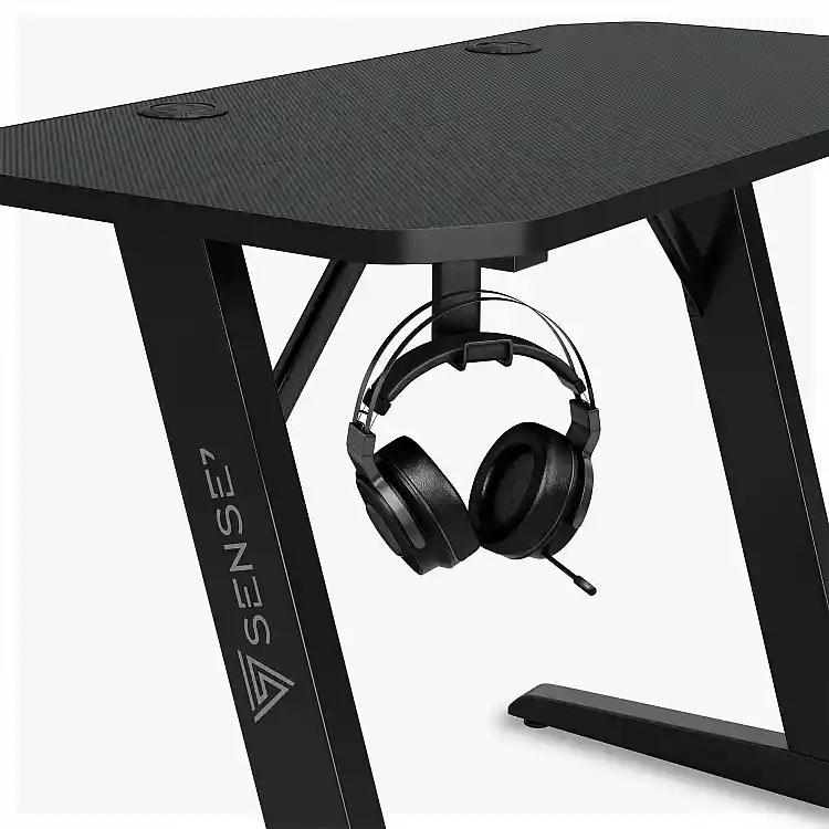 SENSE7 Nomad Basic Gaming Γραφείο, 120x60 cm, Μαύρο