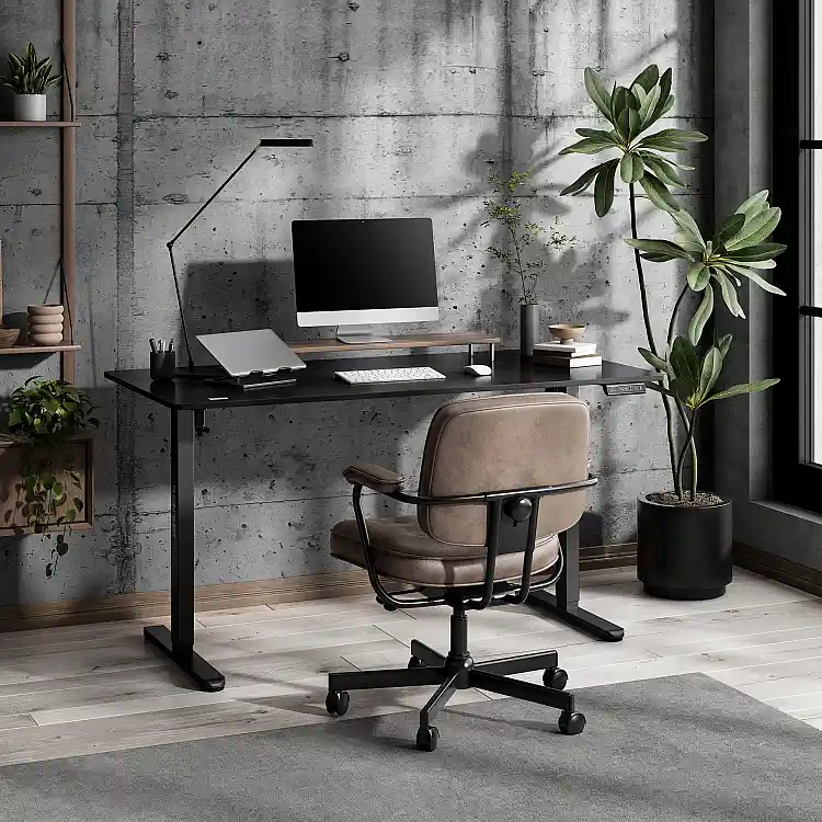 SENSE7 Nojo Light Ηλεκτρικό Γραφείο 140x70 εκ. - Μαύρο