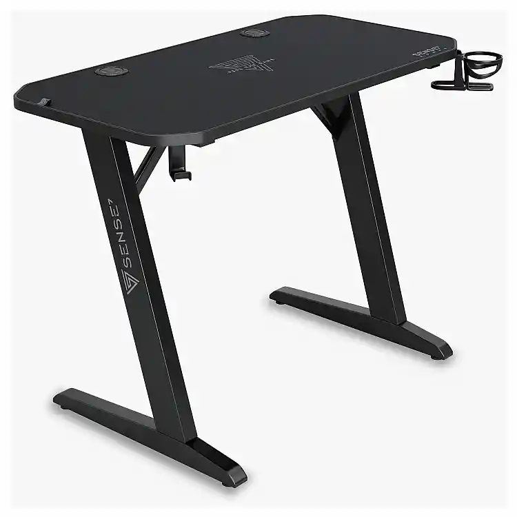 Gaming Γραφείο SENSE7 Nomad Classic, 120x60 cm, Μαύρο