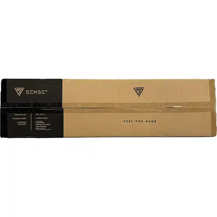 SENSE7 Nomad Cybernetic Gaming Γραφείο 120x60 cm, Μαύρο