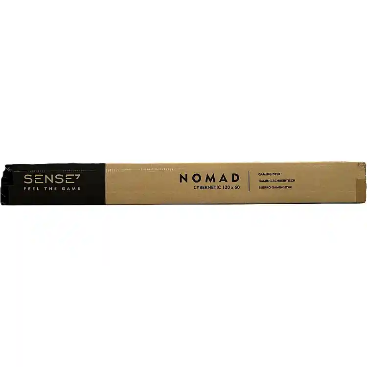 SENSE7 Nomad Cybernetic Gaming Γραφείο 120x60 cm, Μαύρο
