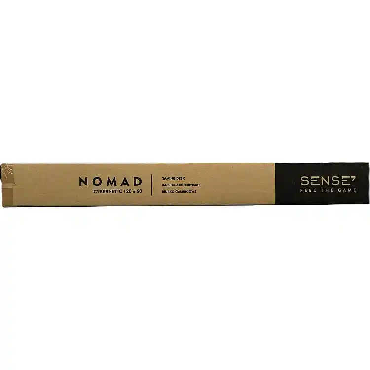 SENSE7 Nomad Cybernetic Gaming Γραφείο 120x60 cm, Μαύρο