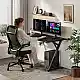 Γραφείο Gaming SENSE7 VAMO, 140x70 εκ., Μαύρο