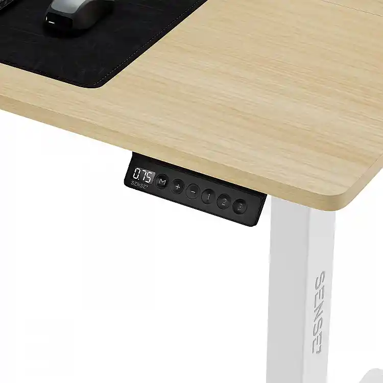 SENSE7 Nojo Ηλεκτρικό Γραφείο με Ρύθμιση Ύψους 120x60cm, White Pine