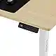 SENSE7 Nojo Ηλεκτρικό Γραφείο με Ρύθμιση Ύψους 120x60cm, White Pine