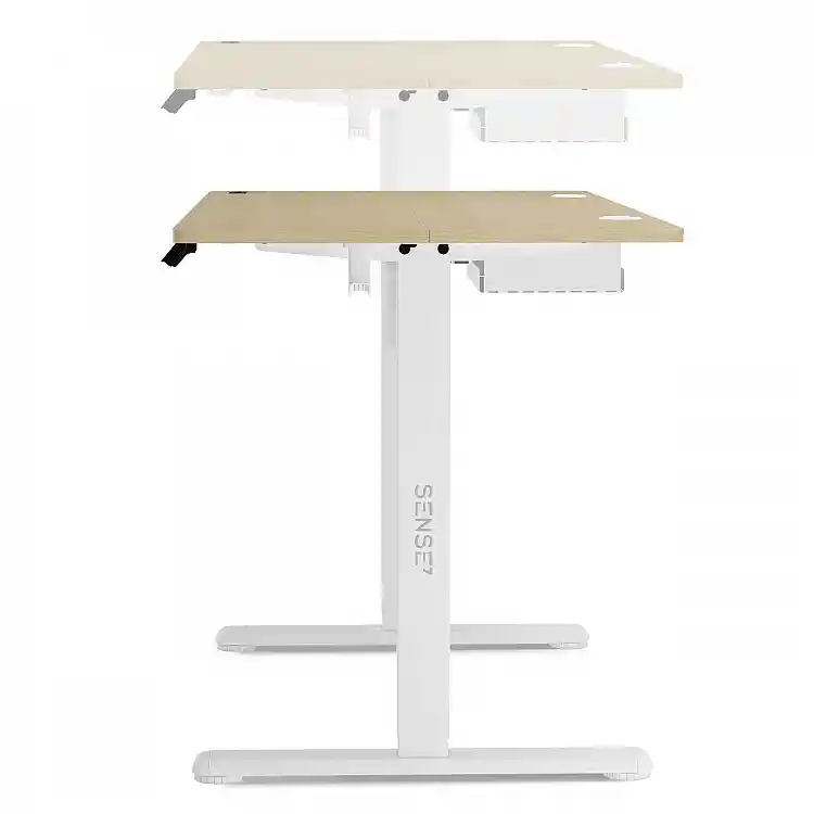 SENSE7 Nojo Ηλεκτρικό Γραφείο με Ρύθμιση Ύψους 120x60cm, White Pine