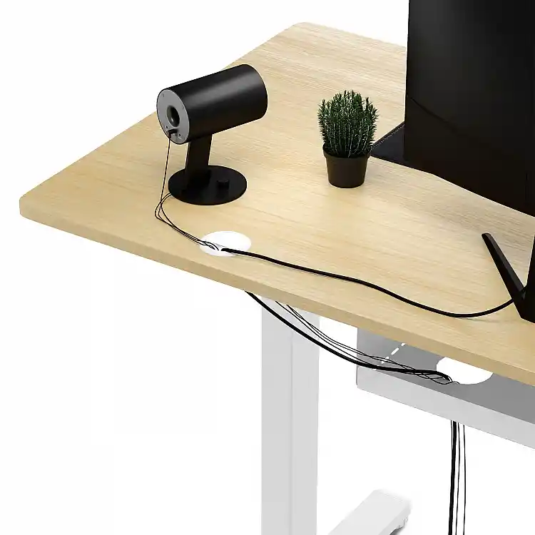 SENSE7 Nojo Ηλεκτρικό Γραφείο με Ρύθμιση Ύψους 120x60cm, White Pine