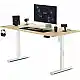 Γραφείο Gaming SENSE7 Nojo 140x70 cm, Λευκό Πεύκο, Μεγάλη Επιφάνεια Εργασίας