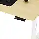 Γραφείο Gaming SENSE7 Nojo 140x70 cm, Λευκό Πεύκο, Μεγάλη Επιφάνεια Εργασίας