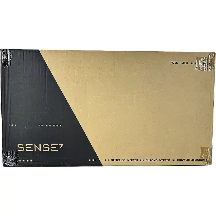 SENSE7 Μετατροπέας Γραφείου, Ρυθμιζόμενη Επιφάνεια Εργασίας, Μαύρο Χρώμα, 81 cm x 40 cm