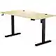 Γραφείο SENSE7 Nojo 140x70 cm, Μαύρο Πεύκο, Επιφάνεια Εργασίας Gaming