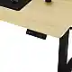 Γραφείο SENSE7 Nojo 140x70 cm, Μαύρο Πεύκο, Επιφάνεια Εργασίας Gaming