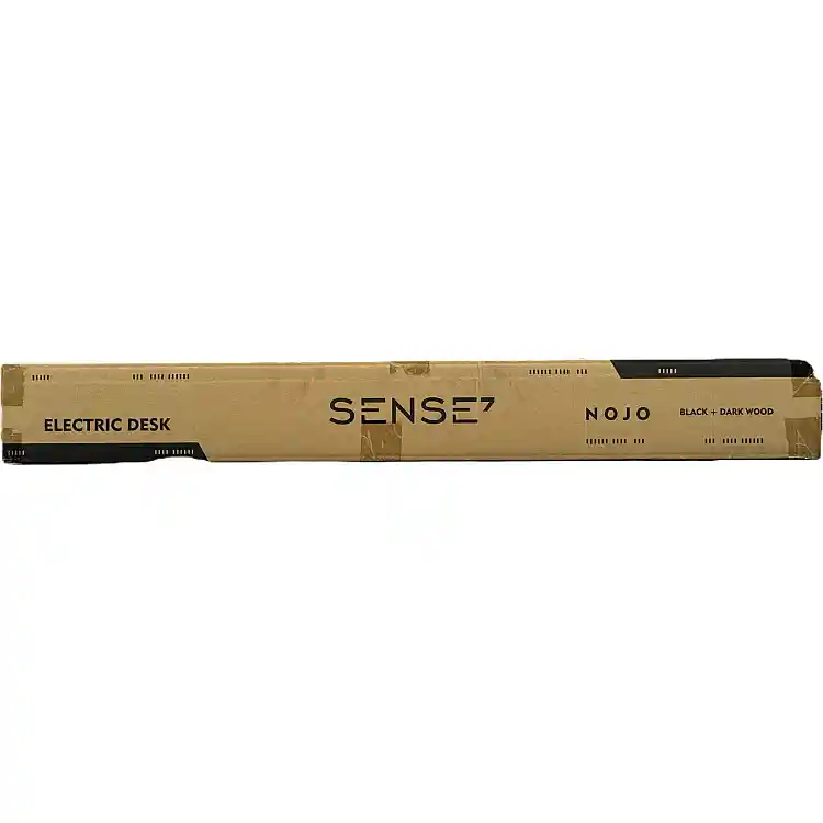 SENSE7 Nojo Ηλεκτρικό Γραφείο Ρυθμιζόμενου Ύψους 120x60cm, Μαύρη Δρυς
