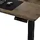SENSE7 Nojo Ηλεκτρικό Γραφείο Ρυθμιζόμενου Ύψους 120x60cm, Μαύρη Δρυς