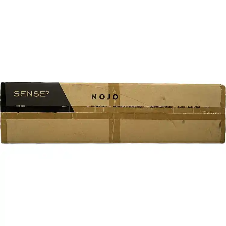 SENSE7 Nojo Ηλεκτρικό Γραφείο Ρυθμιζόμενου Ύψους 120x60cm, Μαύρη Δρυς