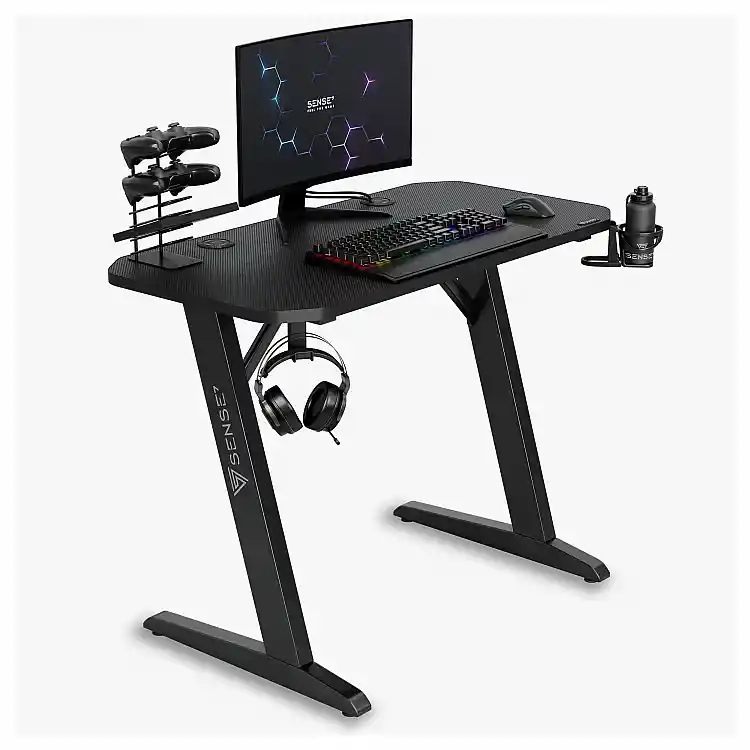 Gaming Γραφείο SENSE7 Nomad Basic, 100x50 cm, Επιφάνεια Εργασίας για Gaming και Γραφείο