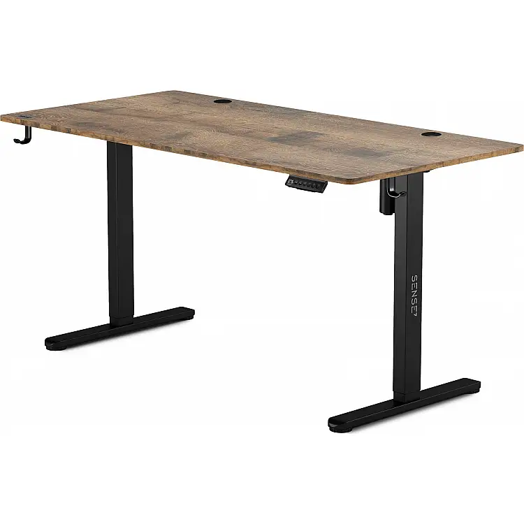 Biurko SENSE7 Nojo Wenge 140 cmx70 cm Black Oak