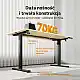SENSE7 NOJO Light Ηλεκτρικό Γραφείο με Ρύθμιση Ύψους, Πεύκο - Μαύρο, 140x70 εκ.