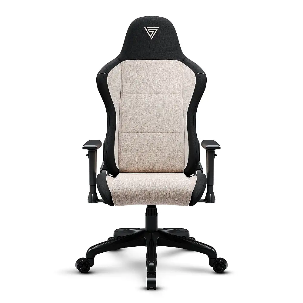 Πολυθρόνα SENSE7 Spellcaster FUKU υφασμάτινη μαύρο-μπεζ