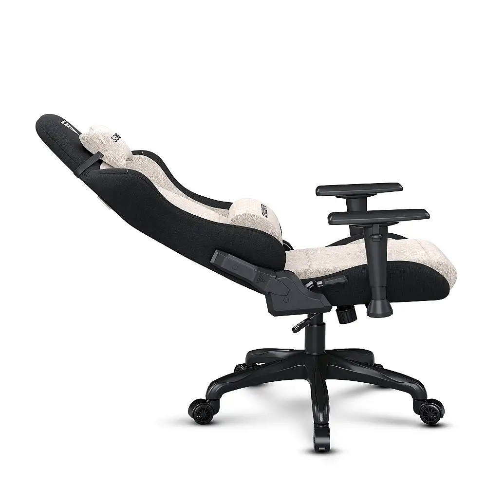 Πολυθρόνα SENSE7 Spellcaster FUKU υφασμάτινη μαύρο-μπεζ