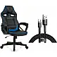 Fotel SENSE7 Knight czarno-niebieski + kabel usb