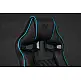 Fotel SENSE7 Knight czarno-niebieski + kabel usb