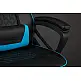 Fotel SENSE7 Knight czarno-niebieski + kabel usb