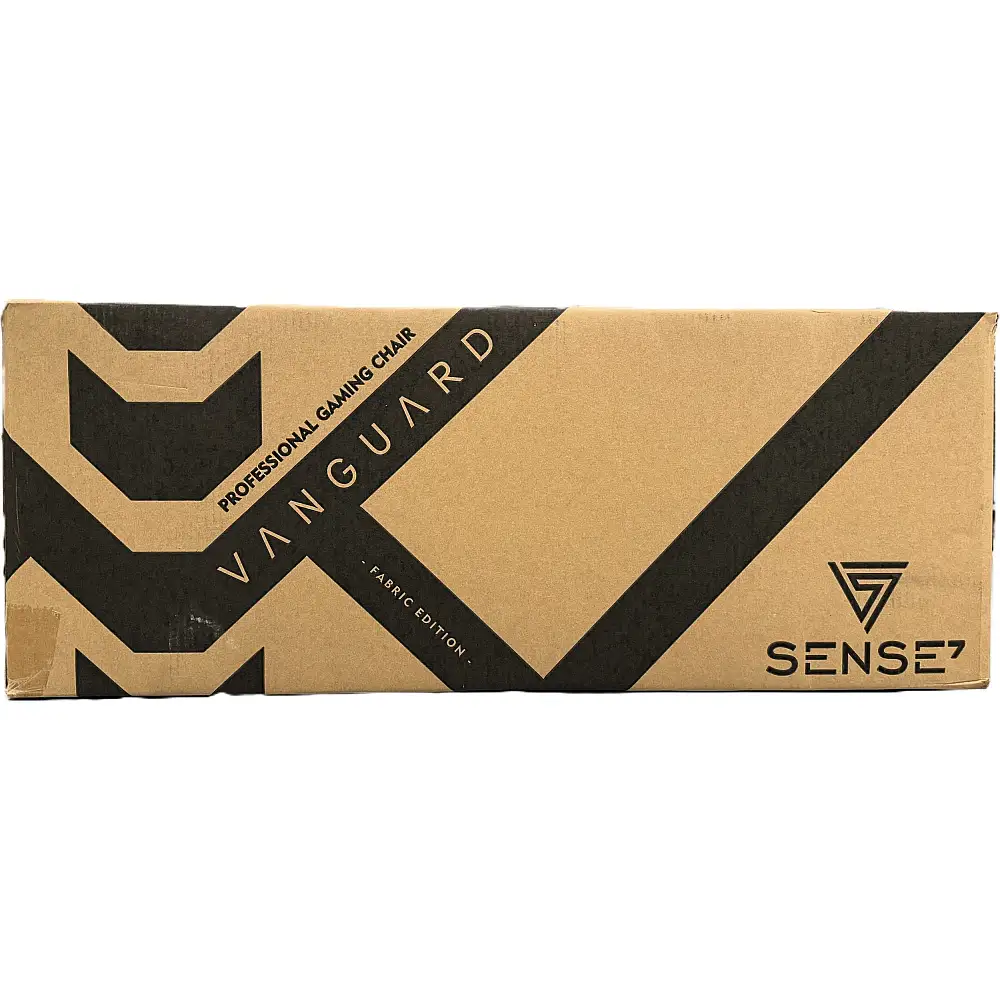 Fotel SENSE7 materiałowy Vanguard czarny + kabel usb