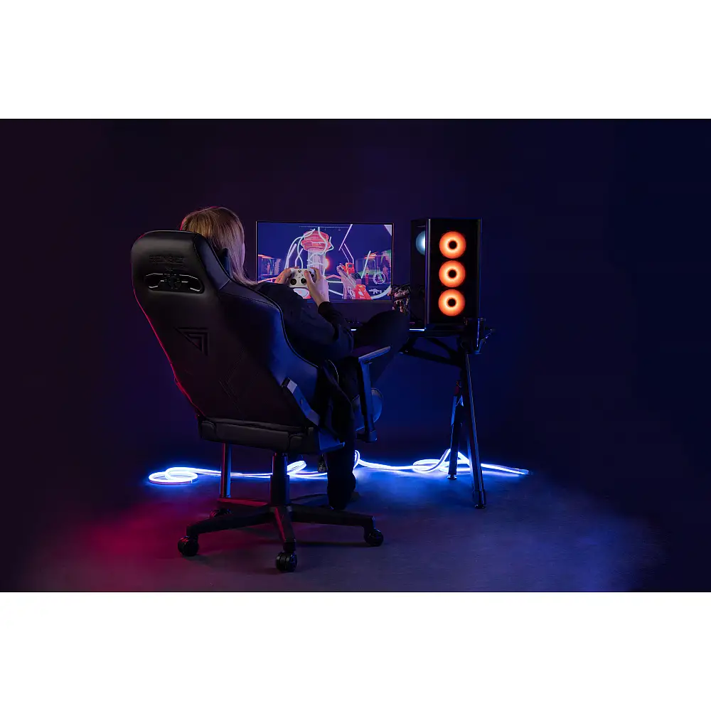 Fotel SENSE7 Netrunner czarno-czerwony