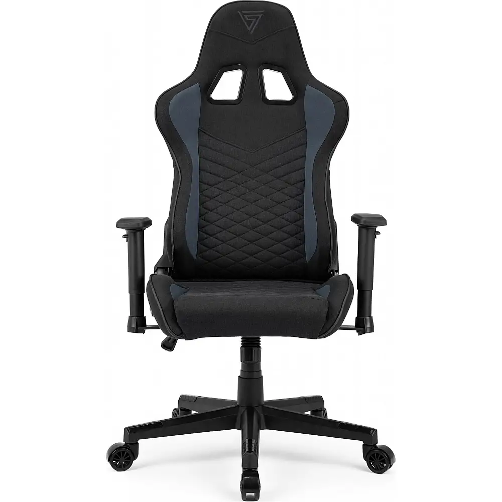 Fotel SENSE7 Spellcaster materiałowy czarno-niebieski + kabel usb