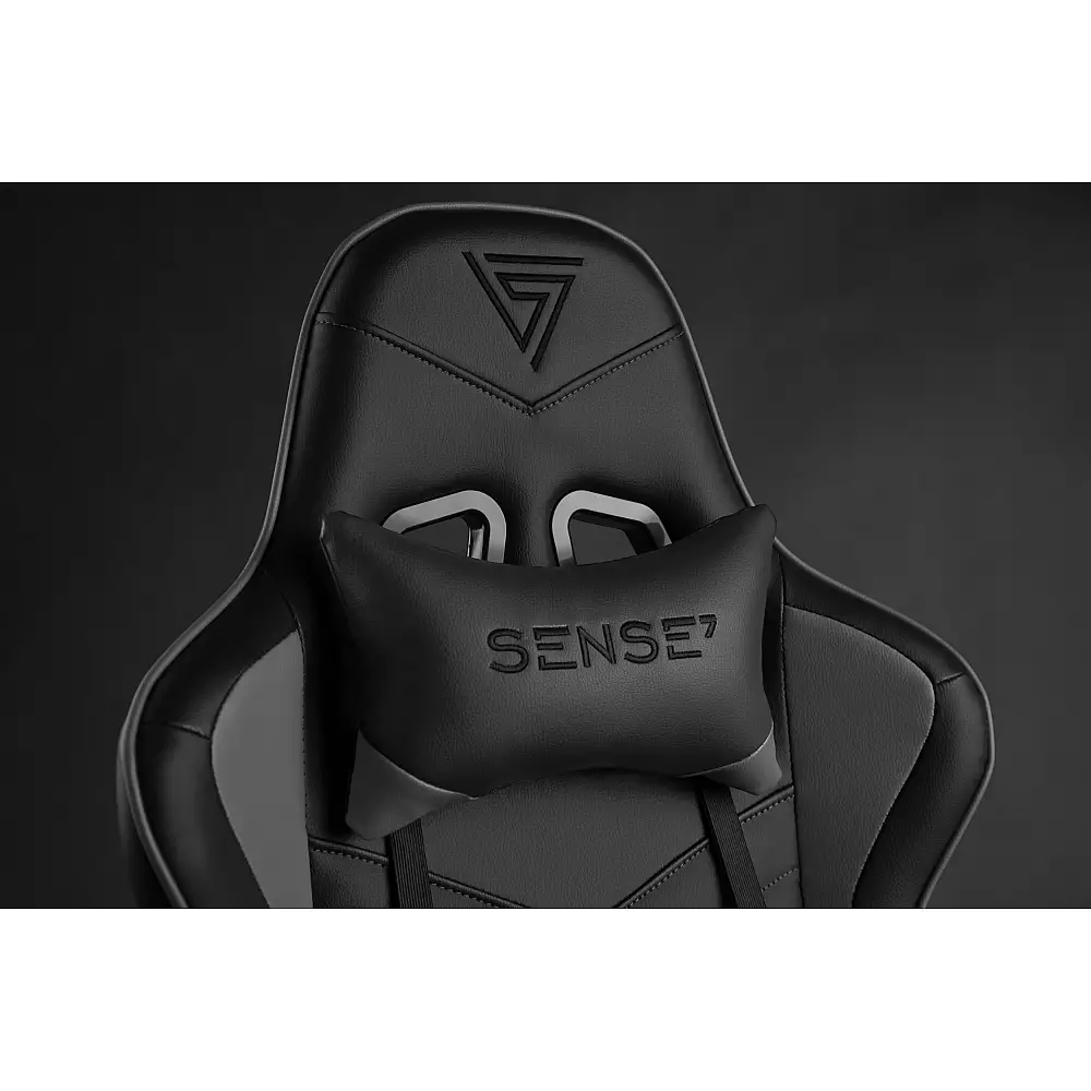 Fotel SENSE7 Spellcaster czarno-szary + kabel usb