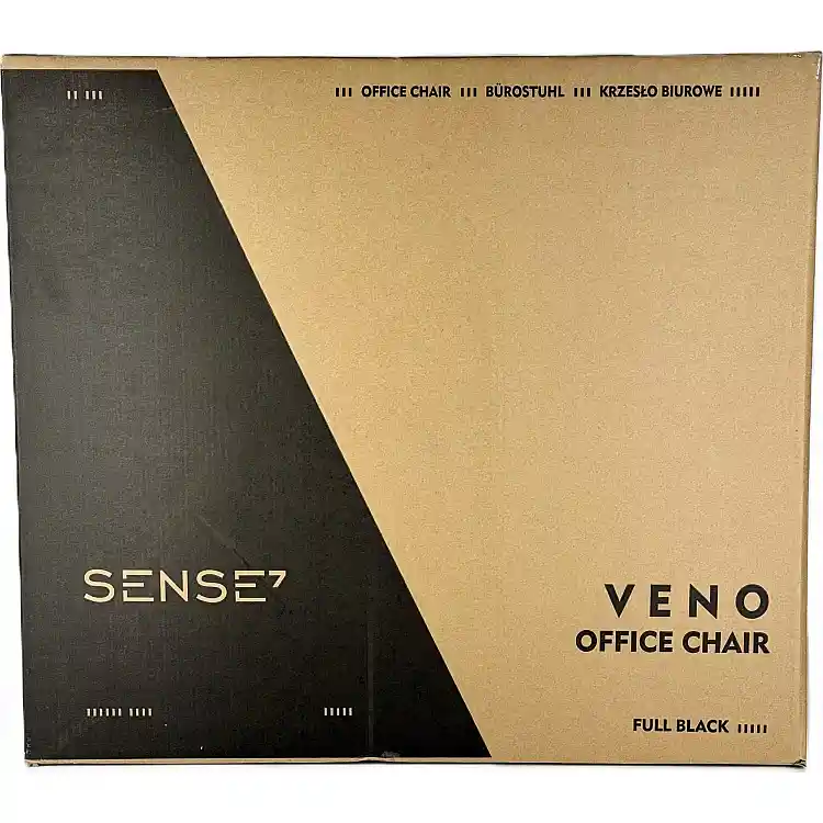 Καρέκλα Γραφείου SENSE7 Veno Με Μπράτσα, Μαύρη