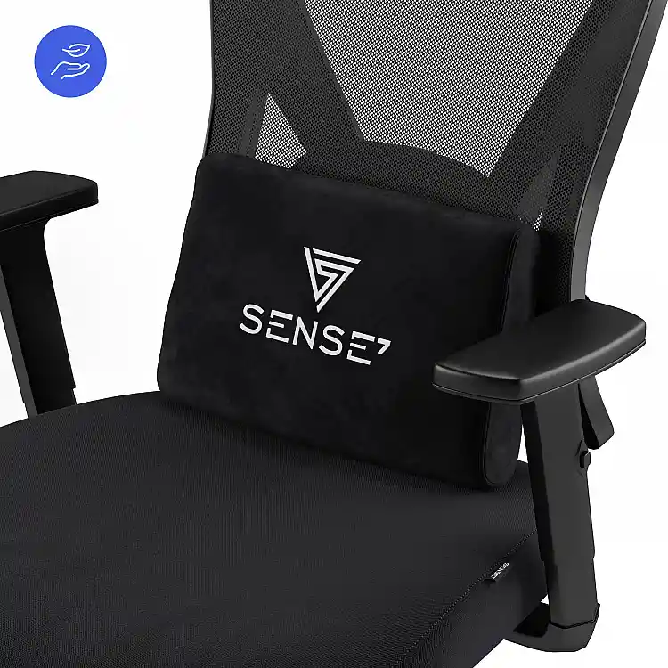 Καρέκλα Γραφείου SENSE7 Tone, Εργονομικό Κάθισμα, Μαύρο Χρώμα