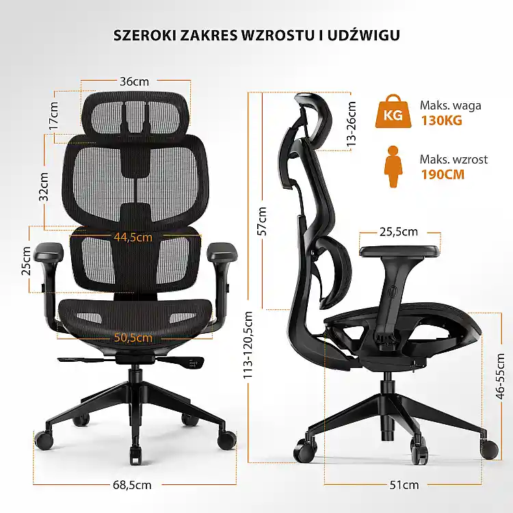 SENSE7 Nobu Καρέκλα Γραφείου Gaming, Εργονομική, Μαύρο Χρώμα