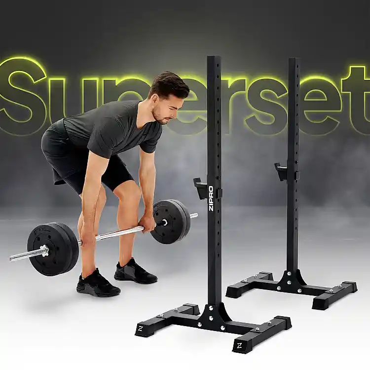 Πάγκος Γυμναστικής Zipro Superset με Βάση για Μπάρα και Βάρη, Ρυθμιζόμενος