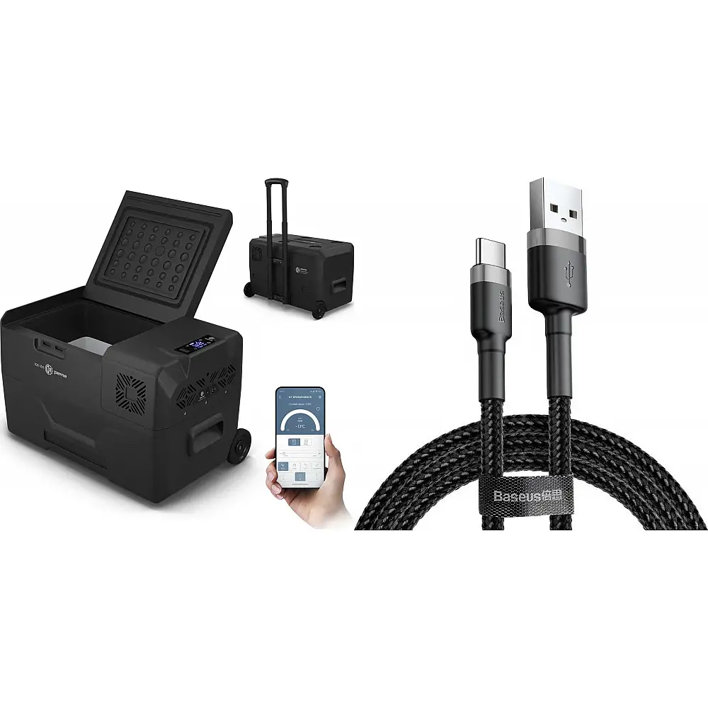 Lodówka turystyczna Peme Expedition 30 Dark Sky + kabel usb
