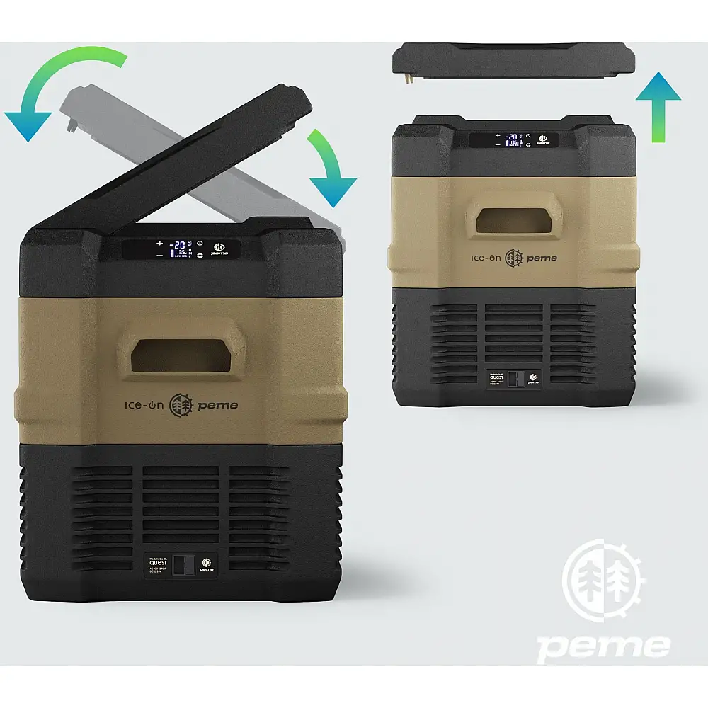 Lodówka turystyczna Peme Quest 40 Storm Sand + kabel usb