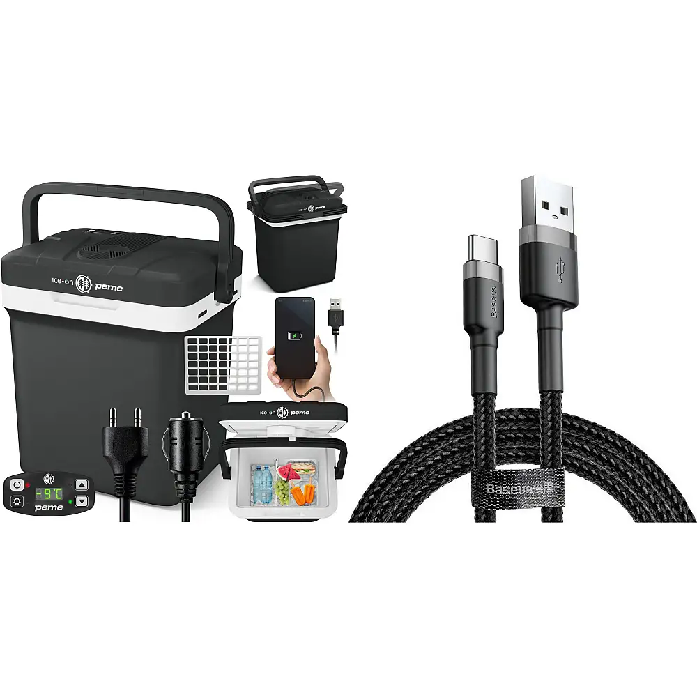 Lodówka turystyczna Peme Essential 27 Night Sky + kabel usb